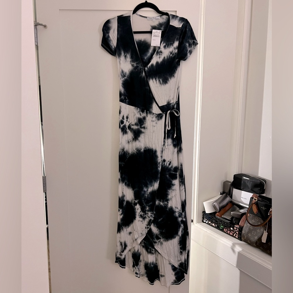 NWT Tie Dye Wrap Dress!